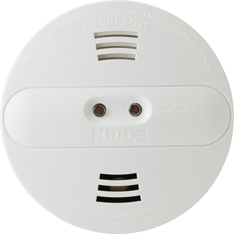 Kidde Smoke Alarm Photo Ion Dual Sensor Batt Opr White Reviews Wayfair