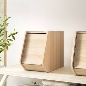 narrow wooden box
