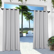 2PC Solid Sheer Voile Panel Indoor Wedding Grommets Curtain Patio Privacy Patio Curtains Outdoor Privacy Panels Outdoor Privacy Outdoor Patio Curtains Waterproof Outdoor Patio Curtains