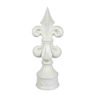 Fleur De Lis Sculpture Wayfair Cosme Ceramic Fleur De Lis Sculpture