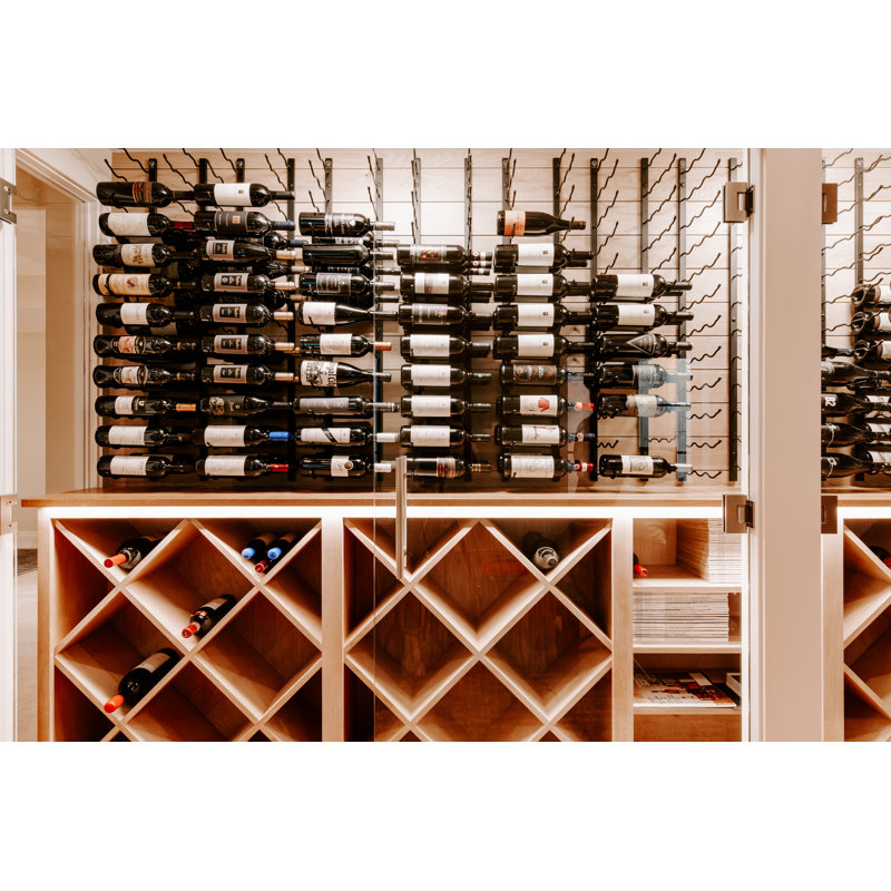 Rebrilliant Indurial 4 Bottle Wall Mounted Wine Bottle Rack Wayfair