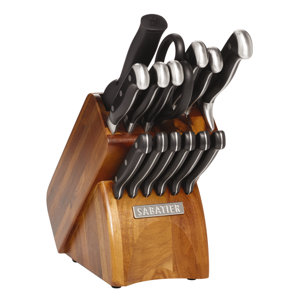 15 Piece Forged Triple Rivet Knife Block Set