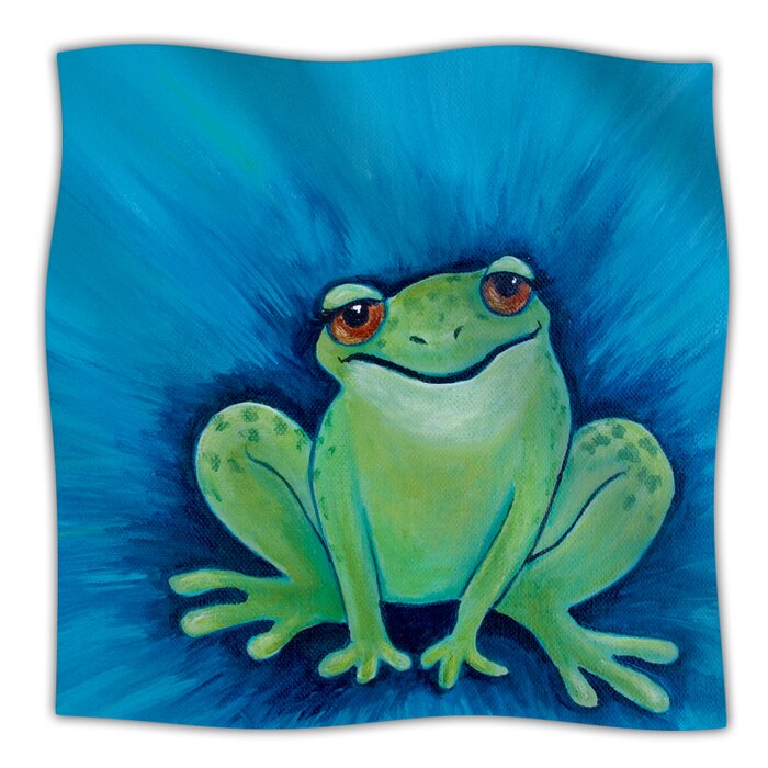 Ribbit Ribbit Throw Blanket - 