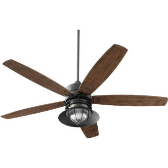 Minka Aire 54 Rainman 5 Blade Outdoor Ceiling Fan Light Kit