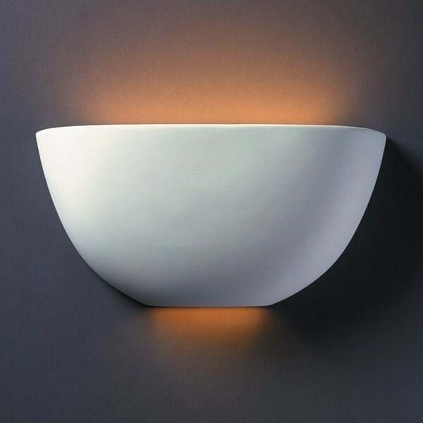 half moon ceramic wall lights