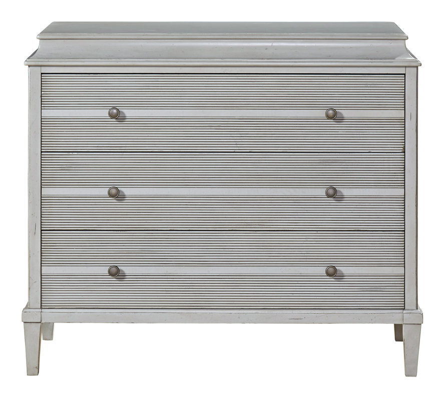 Swedish style chest with pale blue grey finish Mikah Hall Chest #swedishantique #chest #Swedishstyle