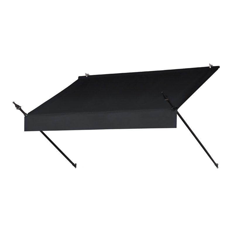 Idm Worldwide Awnings In A Box Designer 6 Ft W X 3 Ft D Woven Acrylic Retractable Standard Window Awning Reviews Wayfair