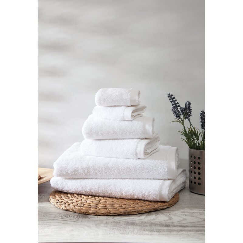 Highland Dunes Zimmerman 6 Piece Turkish Cotton Towel Set | Wayfair