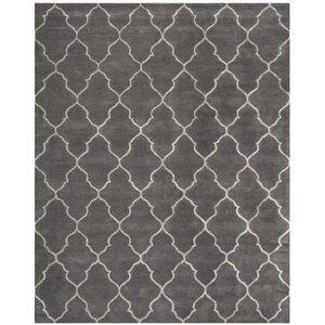 Idell Hand Tufted Gray Area Rug