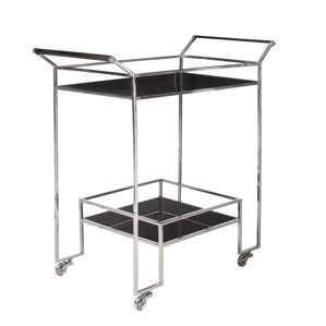 Charlaine Steel Bar Cart by Orren Ellis