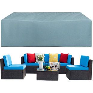 outdoor sectional with waterproof cushions