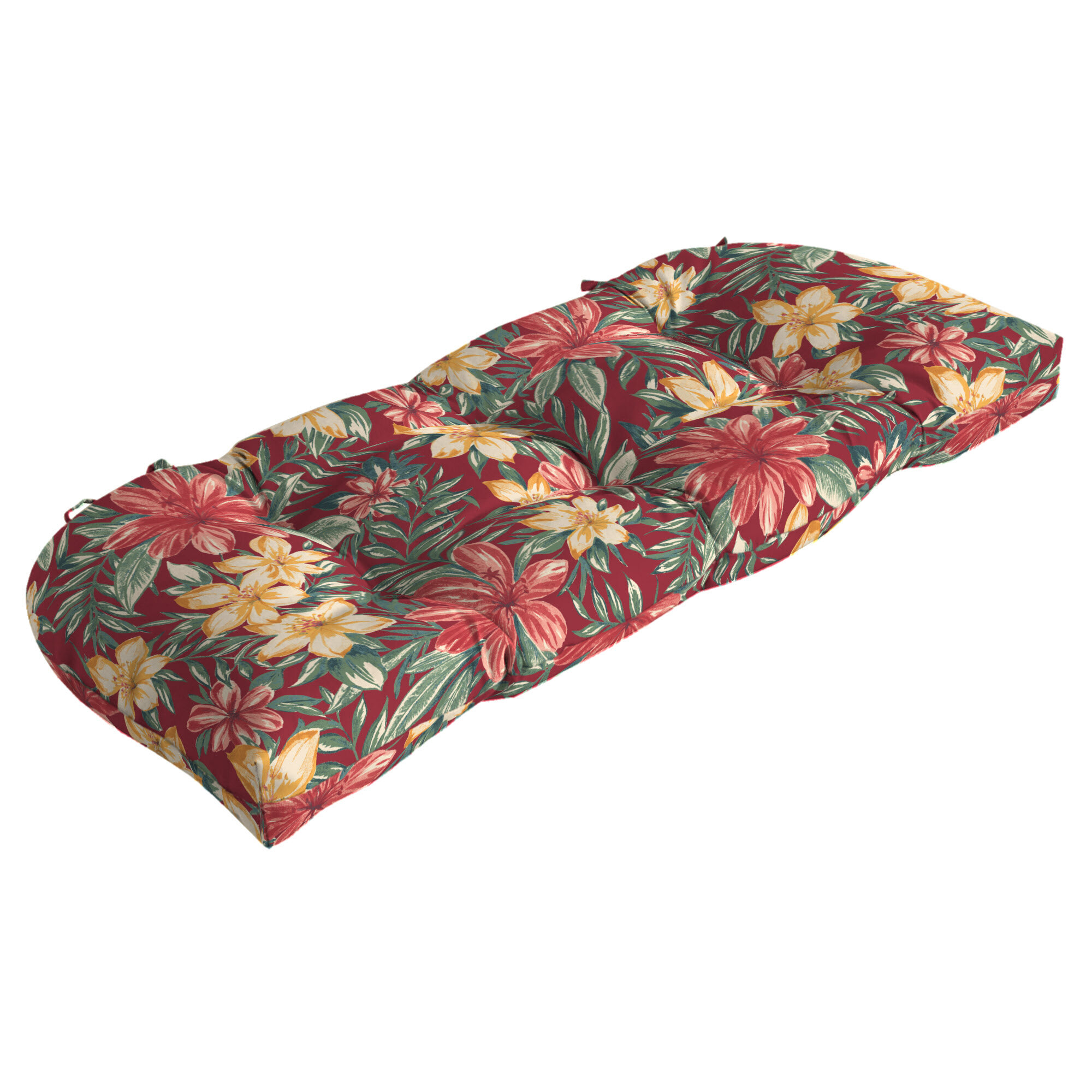 tropical bench cushions