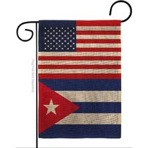 House Banner Small Yard Gift Double-Sided Made in USA 13 X 18.5 African American Garden Flag Pack Regional Nationality Nation International World Country Particular Area Support Our Troops
