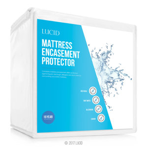Encasement Hypoallergenic Waterproof Mattress Protector by Lucid