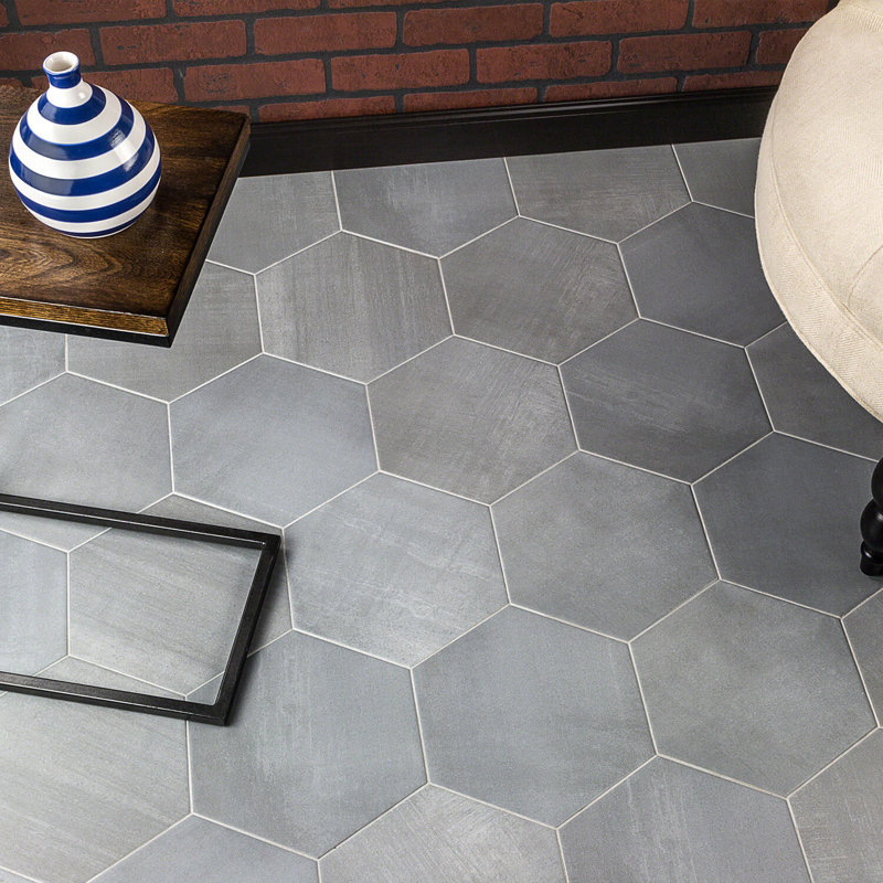 Ivy Hill Tile Langston Hexagon 10 X 11 Porcelain Field Ivy Hill Tile Langston Hexagon 10 X 11
