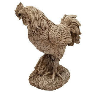 French Country Rooster Statue Wayfair Tony Magnesium Rooster Garden Statue