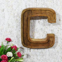 Idéal pour la création de bonbonnières ou comme décoration de table d’une hauteur de 11 cm Takestop Lettre de l’alphabet « S » en bois blanc à l’occasion d’un mariage 