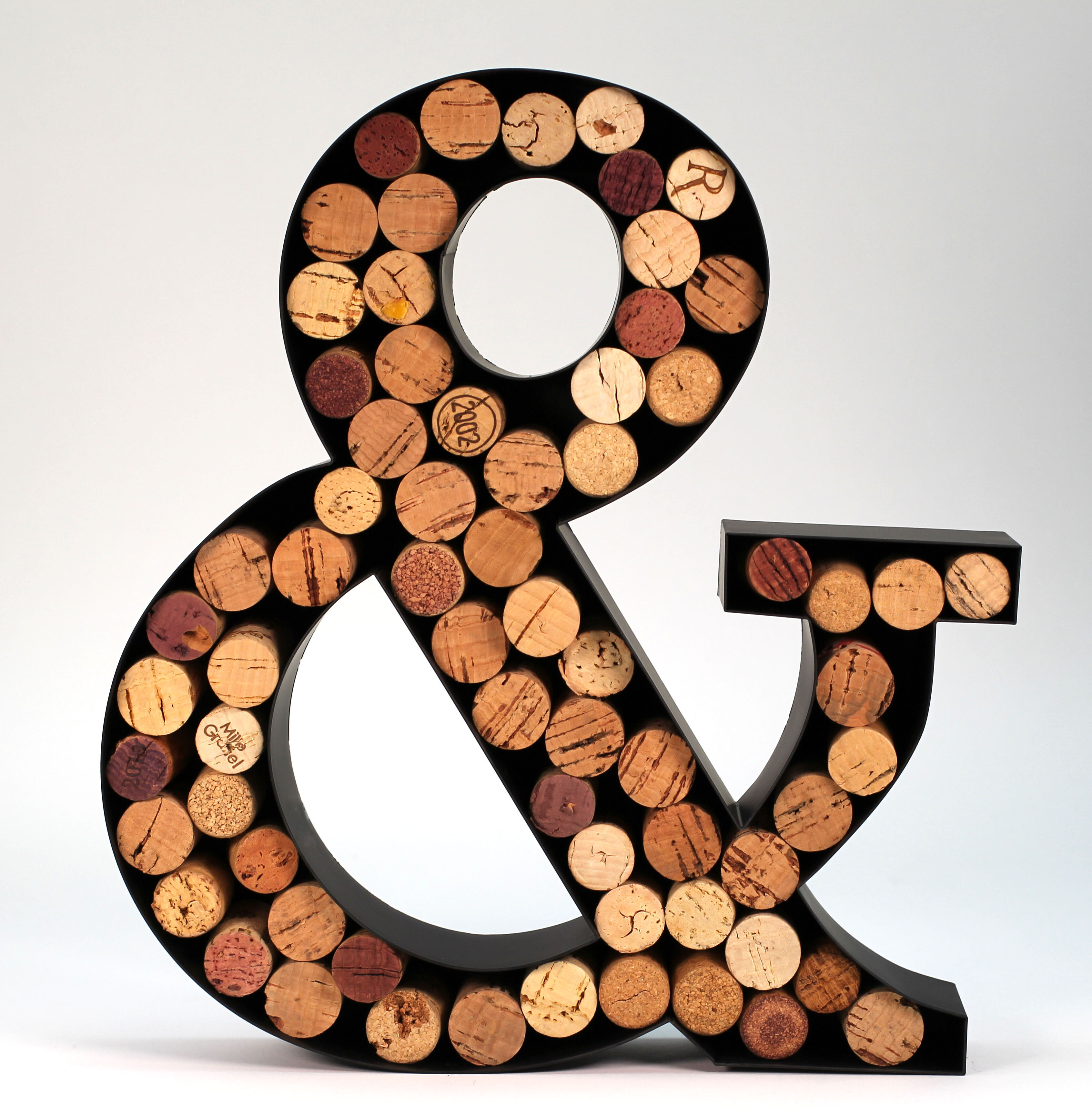 Wine Decor or Wine Cork Holder Decor Will Brighten Up Kitchen! Wine Cork Holder Makes for Great Wine Accessories Perfect Monogrammed Gifts for Women to Store Wine Corks Ampersand &