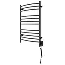 Wall Mounted 1Bars Towel Warmer Electric Heated Drying Racks for Bathroom 304Stainless Steel Towel Warmer and Drying Rack 60X4.7 in,Hard Wired BILLY'S HOME Electric Towel Warmer 
