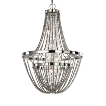 Ophelia Co Karlson 15 Light Candle Style Classic Traditional Chandelier With Wrought Iron Accents Wayfair