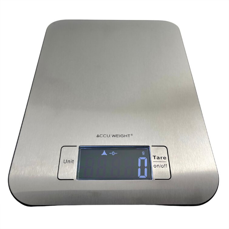 Slim And Stable Stainless Steel Large Disp Kitchen Food Scale Digital Weight