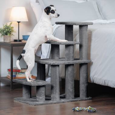 Step Ladder 12226NEW-NPF! Dog/Cat 3 Steps/Stairs to Access Bed Sofa FixtureDisplays Deluxe Wood Pet Stairs Pet 