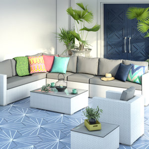8-Sitzer Ecksofa-Set Ventura von Home & Haus