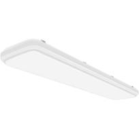 ED Flush Mount Puff Ceiling Light, 60W32W Fluorescent Equiv6600lm, 4000K Neutral White, 48 Inch Linear LED Kitchen Light Fixture For Utility Room, ...
