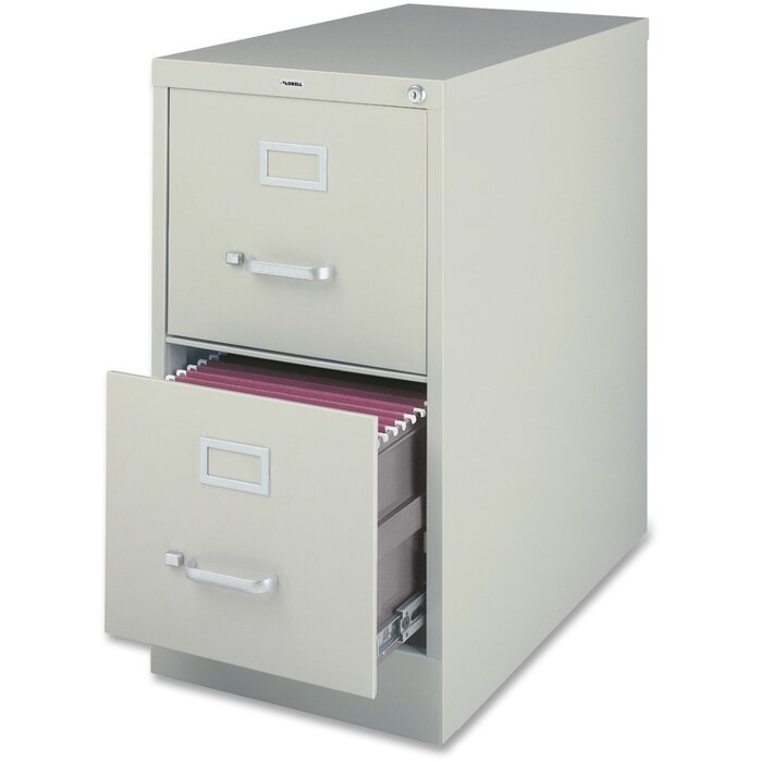 Home Office Furniture Light Grey Global Office 4 Drawer Vertical