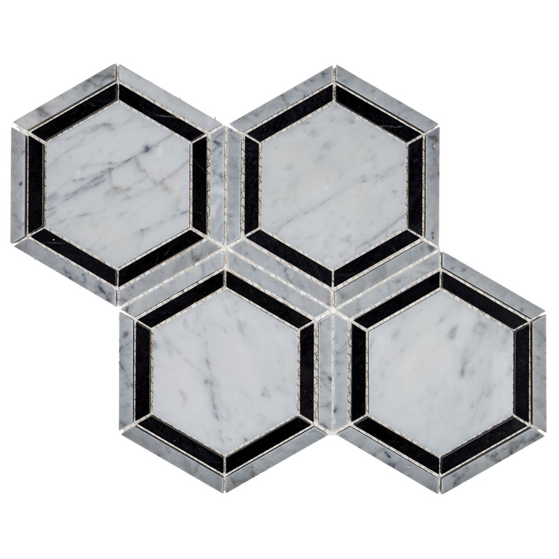 Harrison 6 X 6 Natural Stone Honeycomb Mosaic Wall Floor Tile Reviews