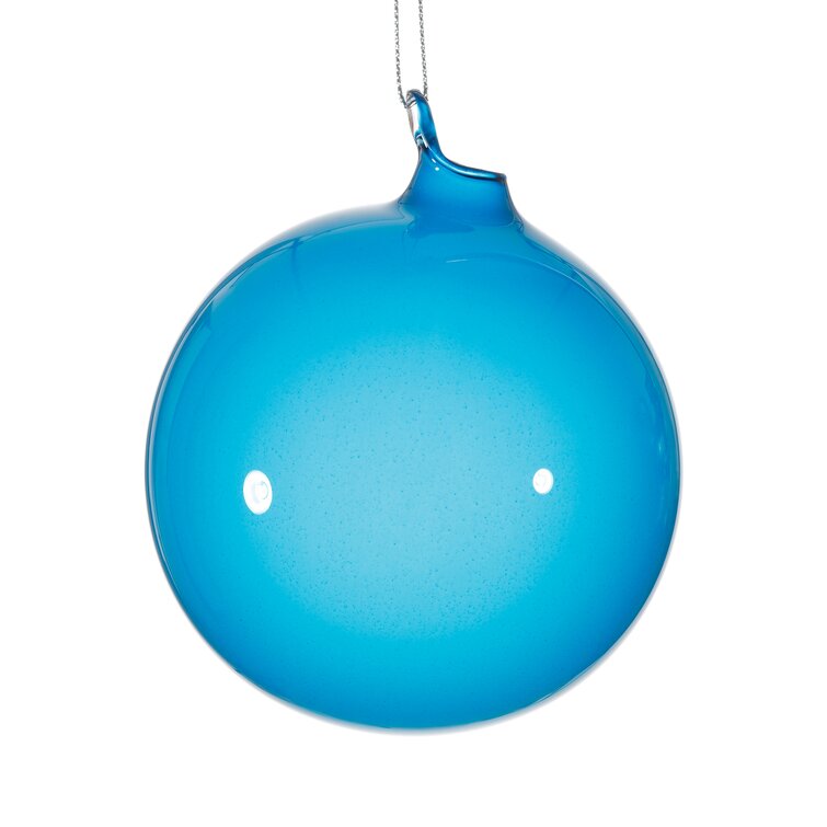 Jim Marvin Bubblegum Glass Ball Ornament | Wayfair