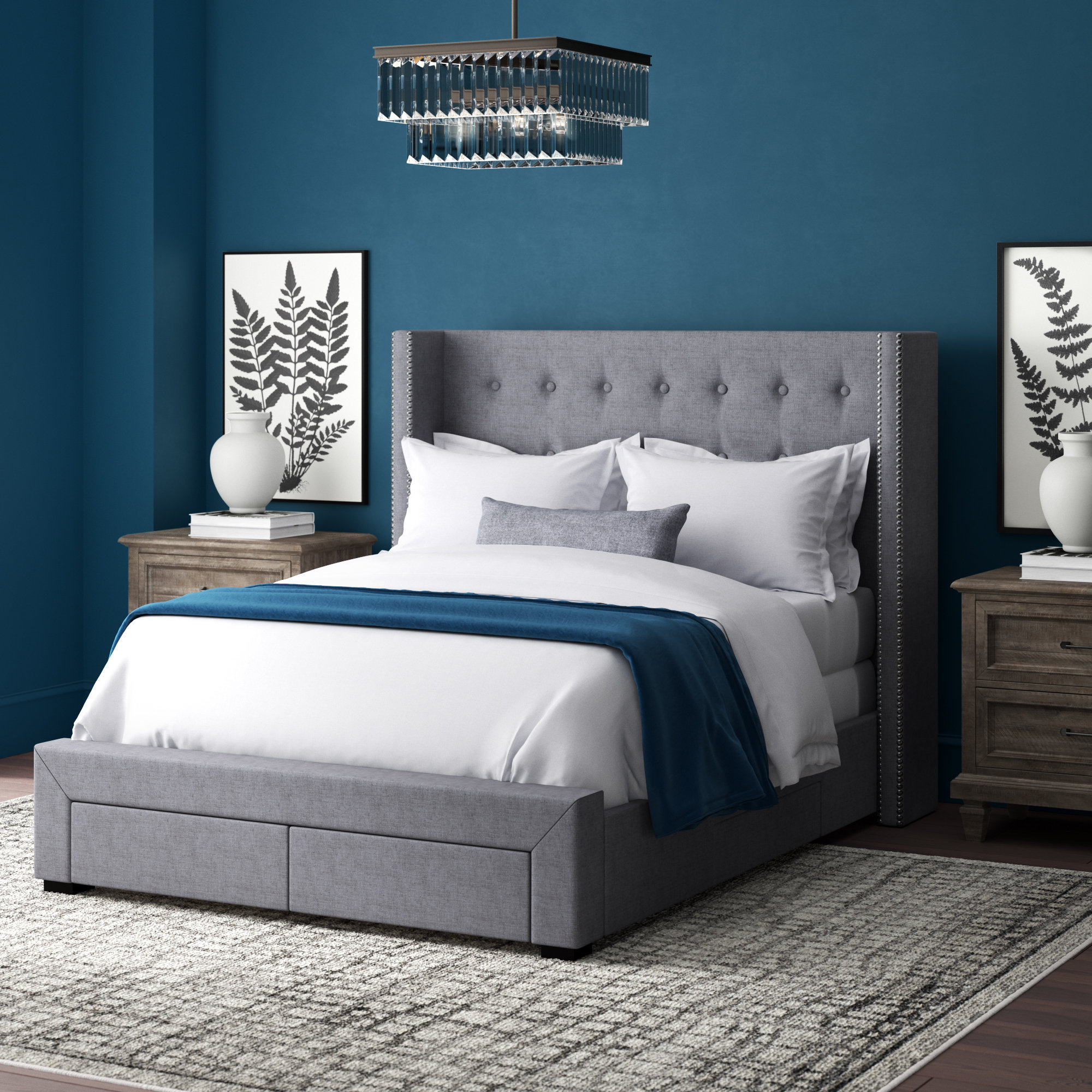 Kerens Upholstered Storage Standard Bed