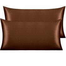 set of 6 shades of brown Vintage pillowcases
