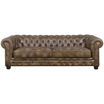 Greyleigh Quitaque Chesterfield 84 Rolled Arm Sofa Reviews Wayfair