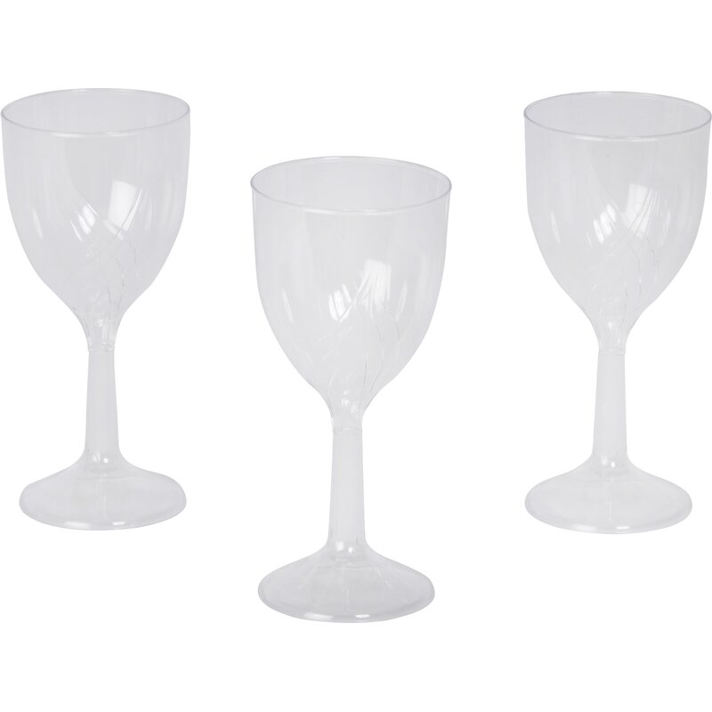 disposable party wine glasses