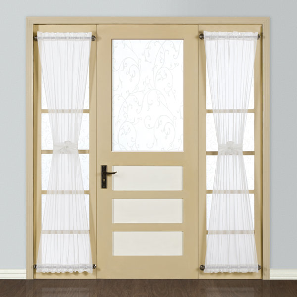 French Door Sheer Curtains Wayfair