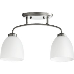 Reyes 2-Light Semi Flush Mount