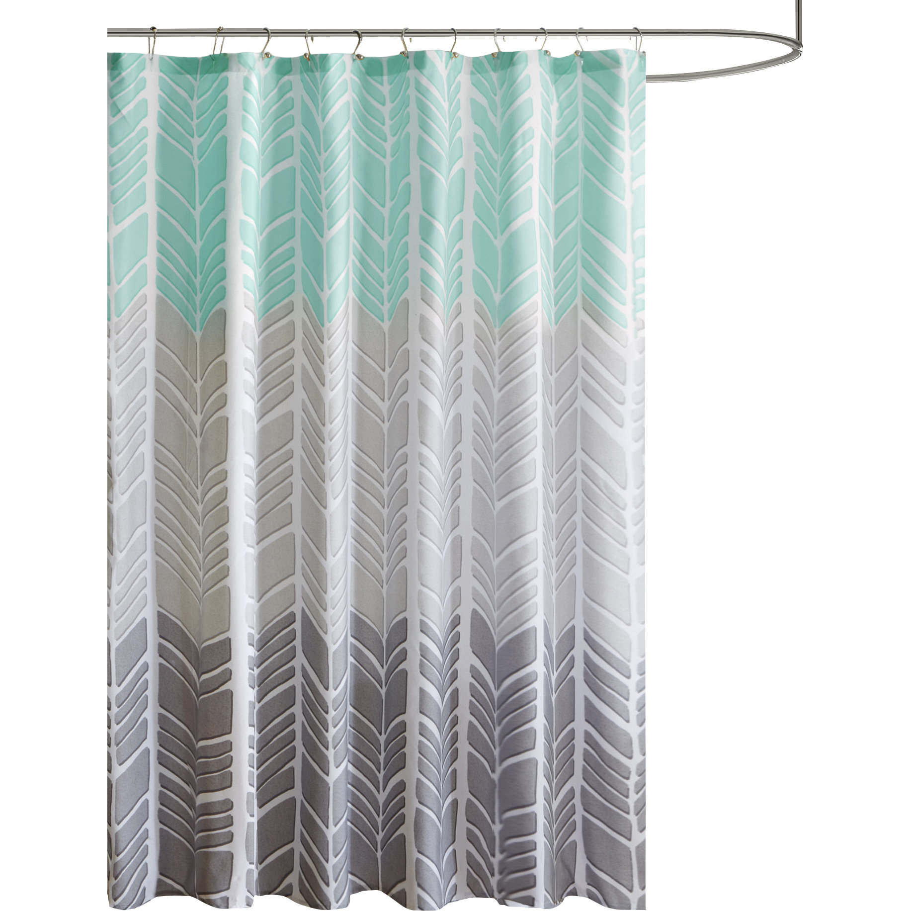 Latitude Run Cherie Printed Shower Curtain & Reviews Wayfair