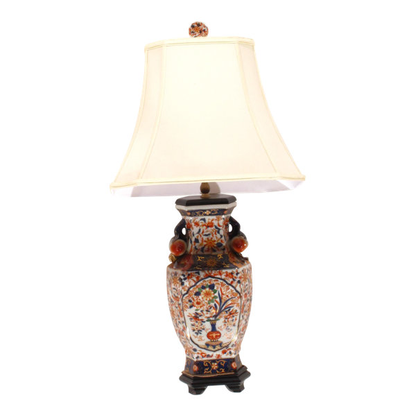vintage hand painted table lamps