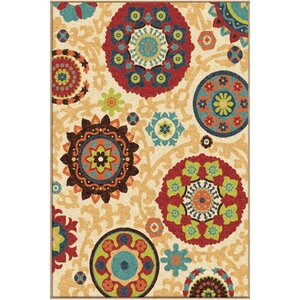 Phelps Beige Indoor/Outdoor Area Rug