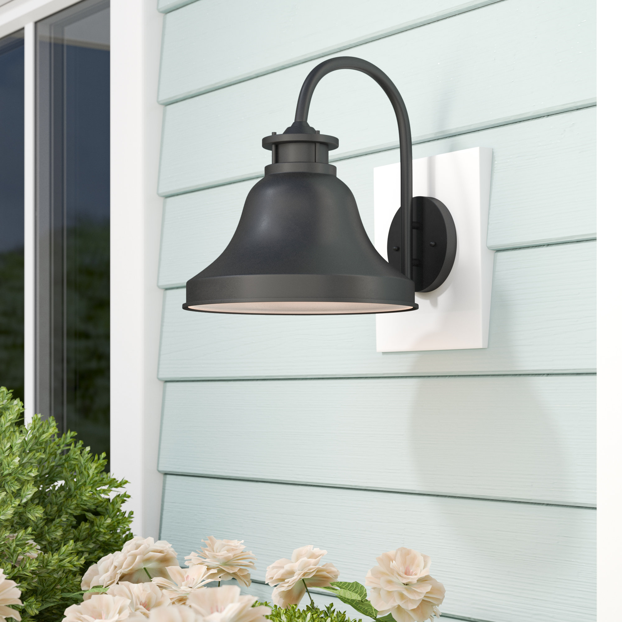Beachcrest Home Carpenter 1 Light Outdoor Barn Reviews Wayfair