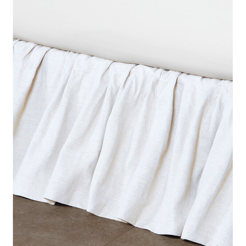 Eastern Accents Leonara 100% Pure Linen 16" Bed Skirt ...