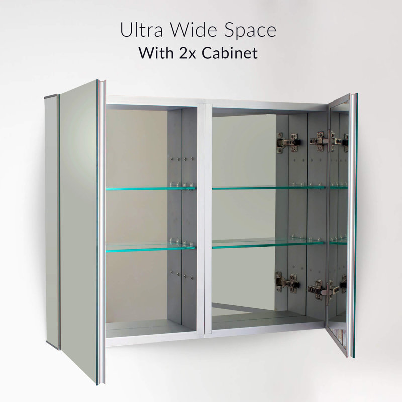 Orren Ellis Sergei 20 X 30 Recessed Or Surface Mount Frameless