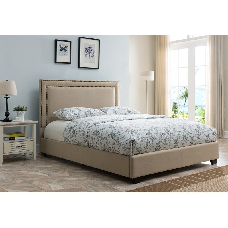 Winston Porter Kharbanda Upholstered Bed & Reviews | Wayfair