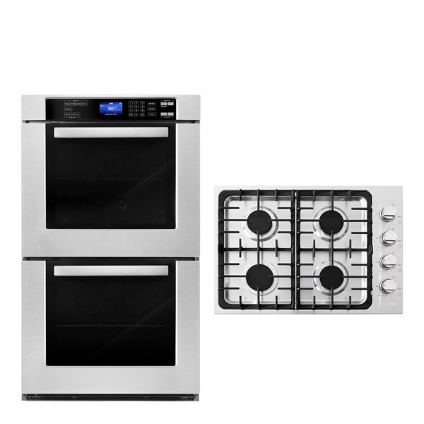 30 gas wall double oven