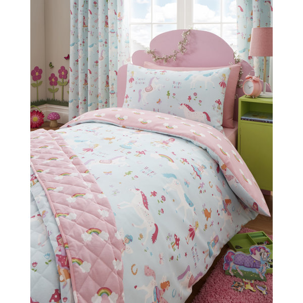 unicorn curtains and bedding sets