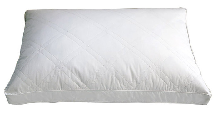 Alwyn Home Dorcheer Double Quilted Goose Feather Standard Pillow Reviews Wayfair