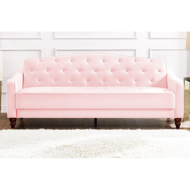 Novogratz Vintage 81 5 Square Arm Sofa Reviews Wayfair