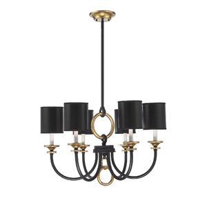 Barton 6-Light Shaded Chandelier