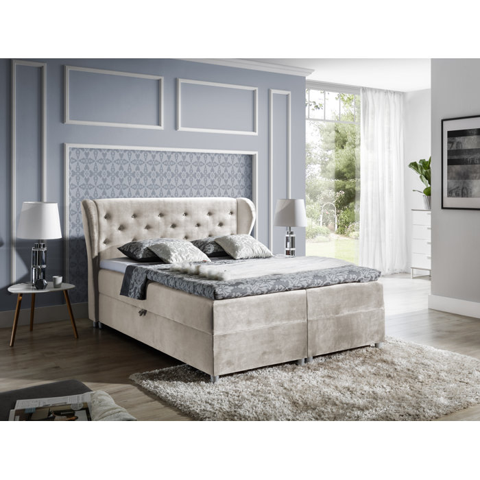 Boxspringbett AQUAVIA - Willa Arlo